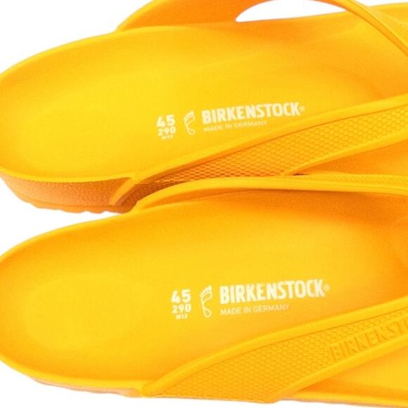 Authentic Birkenstock Honolulu EVA Zinnia Yellow EU 45 US Men's size 12 12.5 - Picture 7 of 8